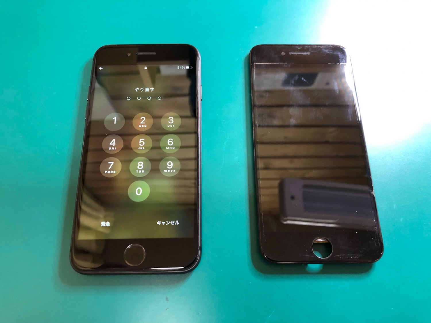 iPhone液晶破損修理作業時間60分～液晶表示異常やタッチ操作ができないなどお気軽にご相談ください。