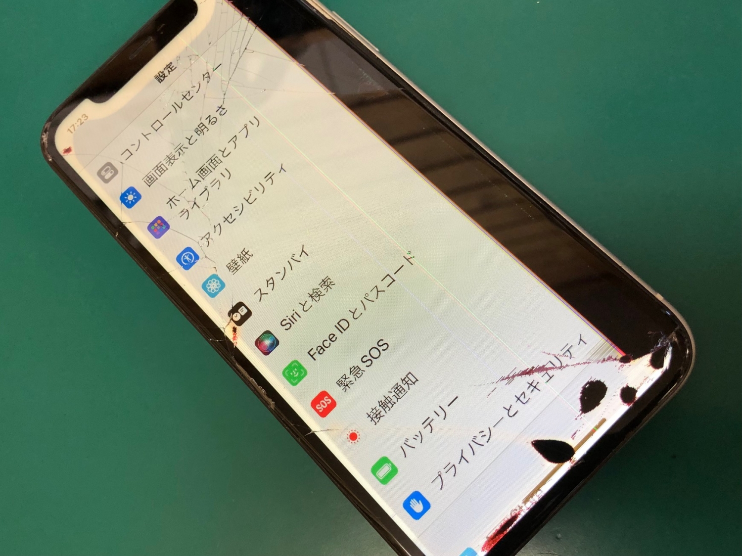 Apple iPhone X ゴールド 画面ひび割れあり iPhone X ブラック シルバー 画面ひび割れあり10