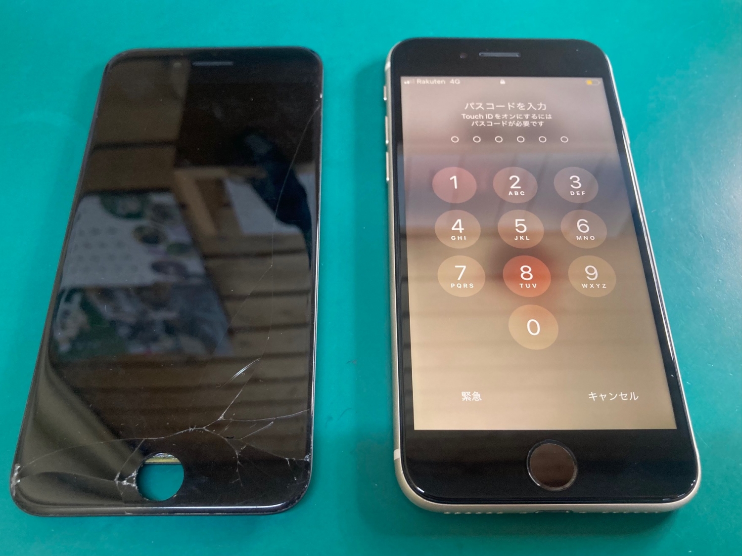 安全に使える状態へ！フロントパネル交換でiPhone画面割れを解消しました。