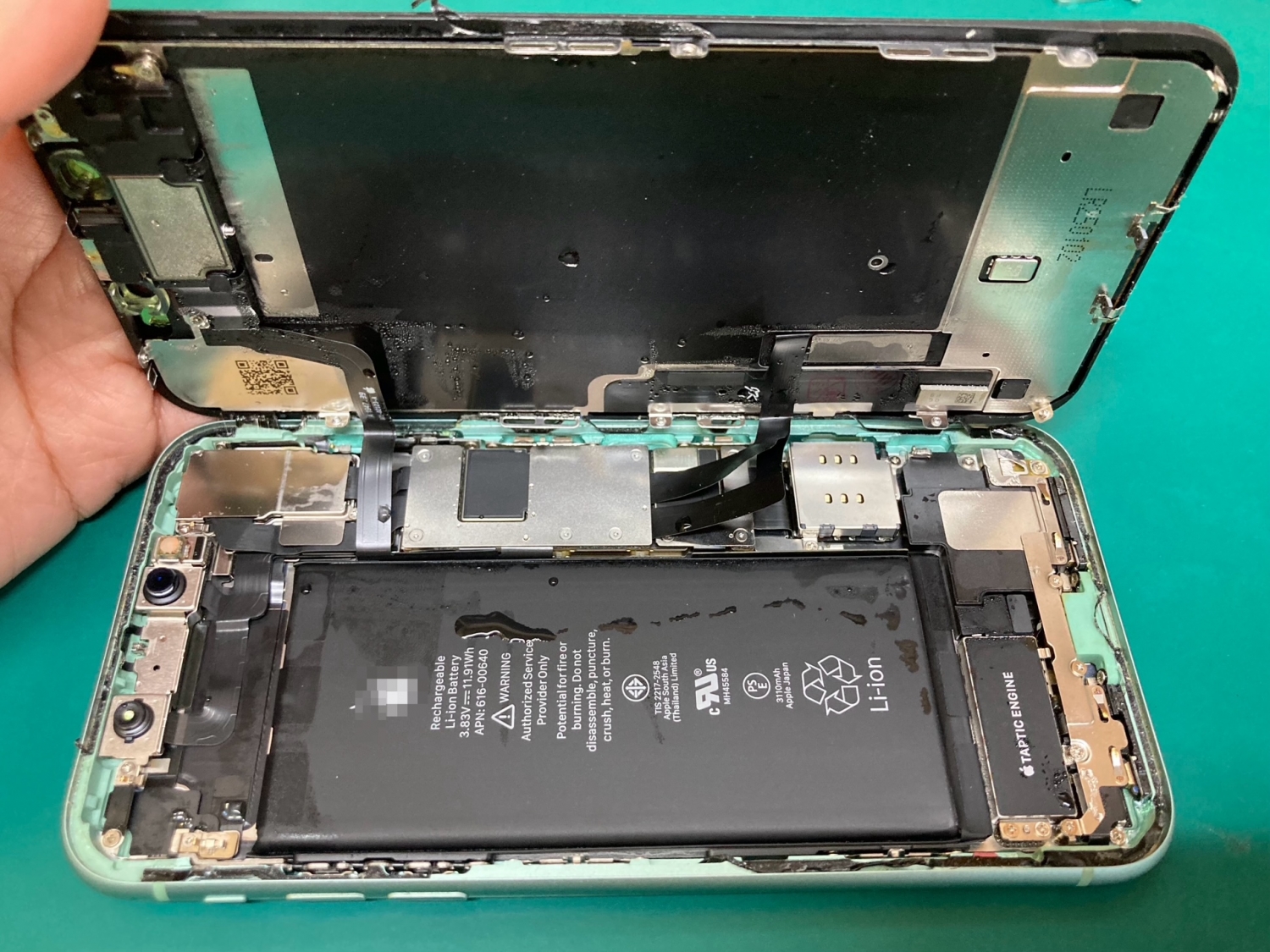 メモアプリに保存したApple IDが見れない！水没故障のiPhoneをお預かりしました。