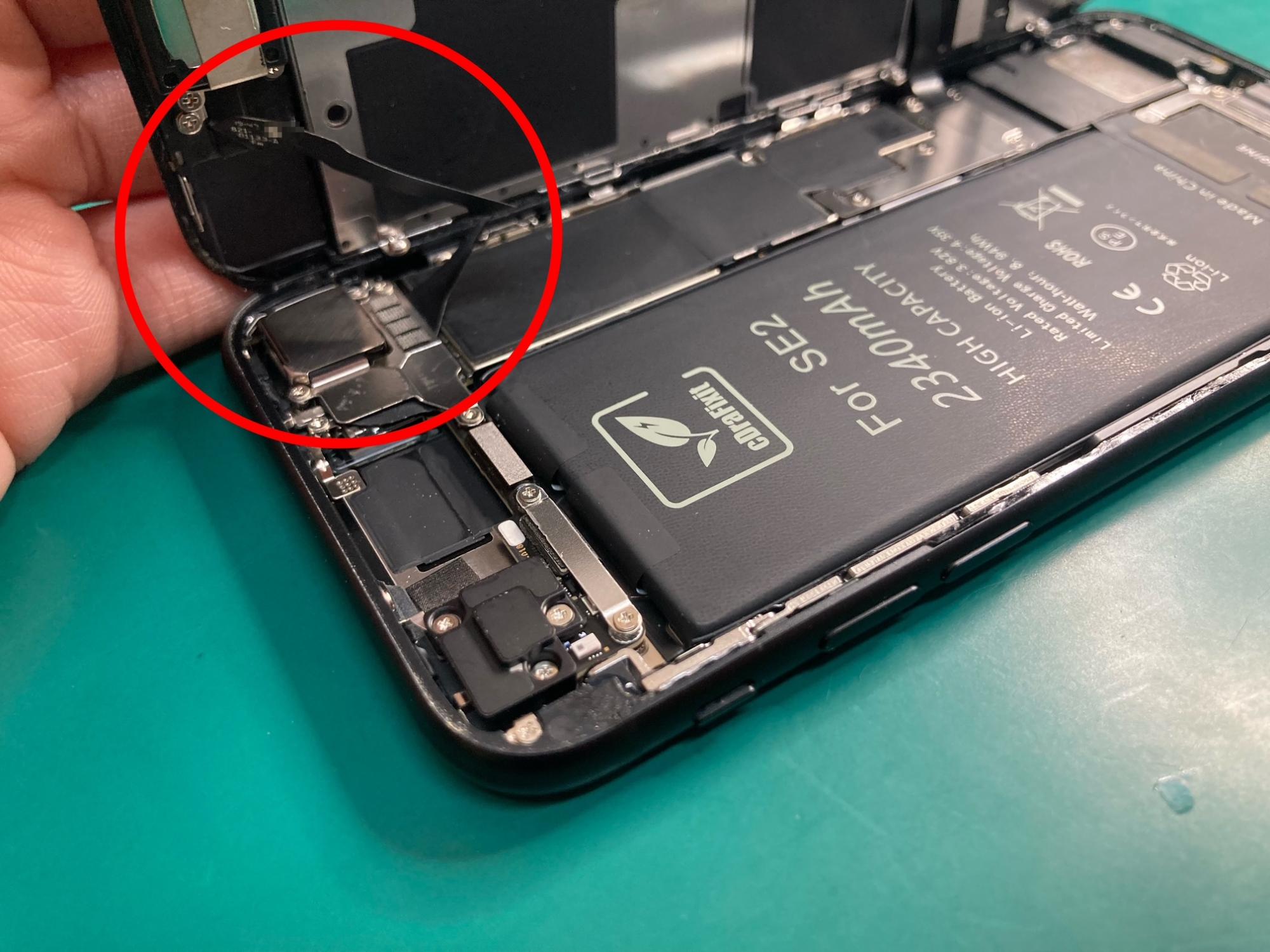iPhoneSE2落としたらインカメラ映らない 太田 | iPhone修理